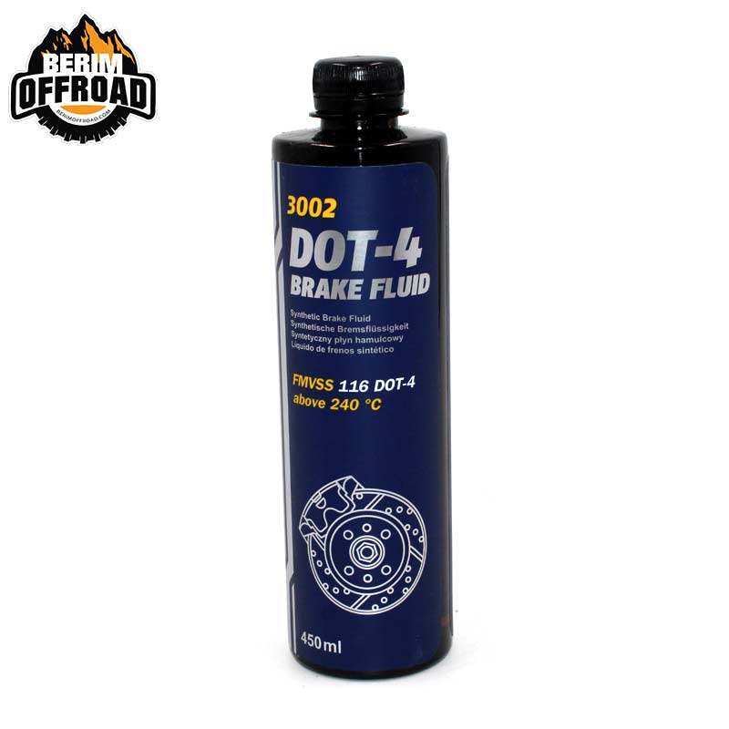 روغن ترمز موتور سیکلت برند MANNOL مدل DOT4