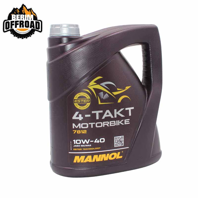 روغن موتور چهار زمانه 10W-40 برند MANNOL چهار لیتری