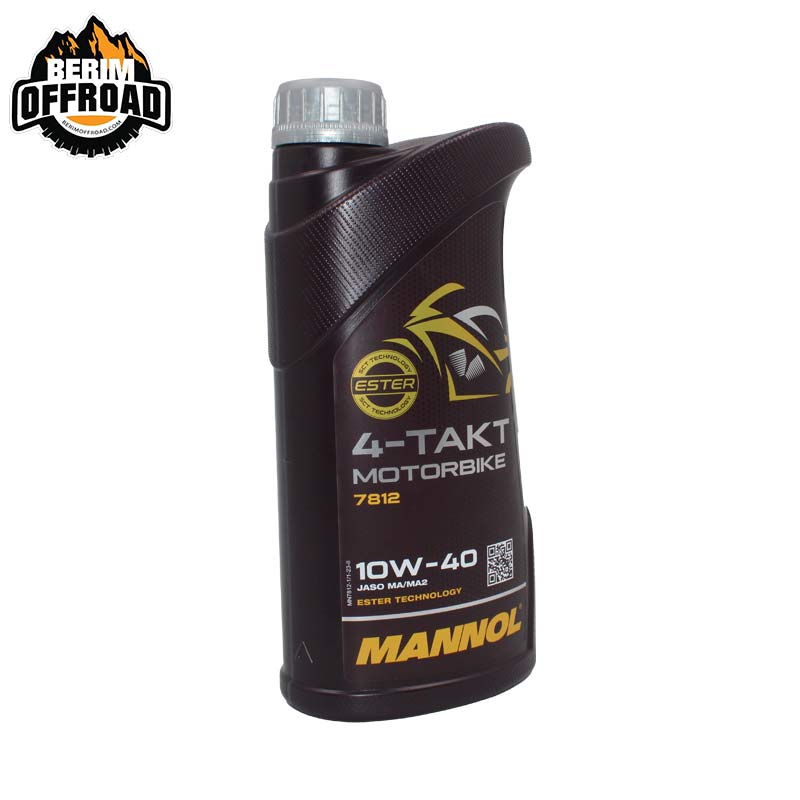 روغن موتور چهار زمانه 10W-40 برند MANNOL یک لیتری