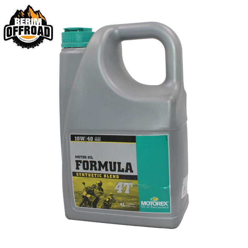 روغن موتور چهار زمانه 10W-40برند MOTOREX مدل FORMULA چهار لیتری