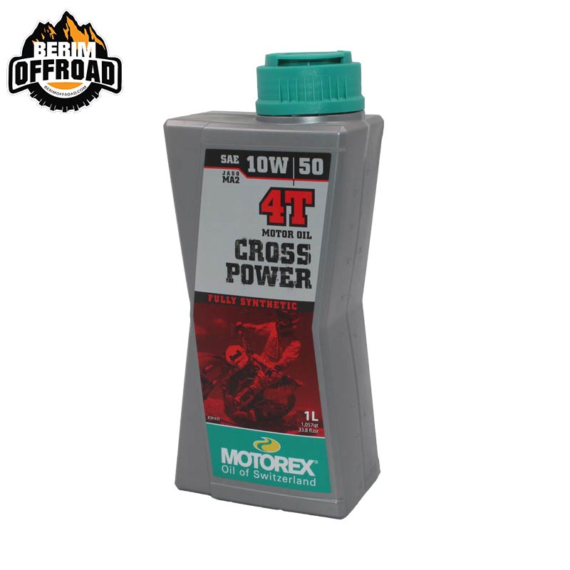 روغن موتور چهار زمانه 10W-50برند MOTOREX مدل CROSS POWER یک لیتری