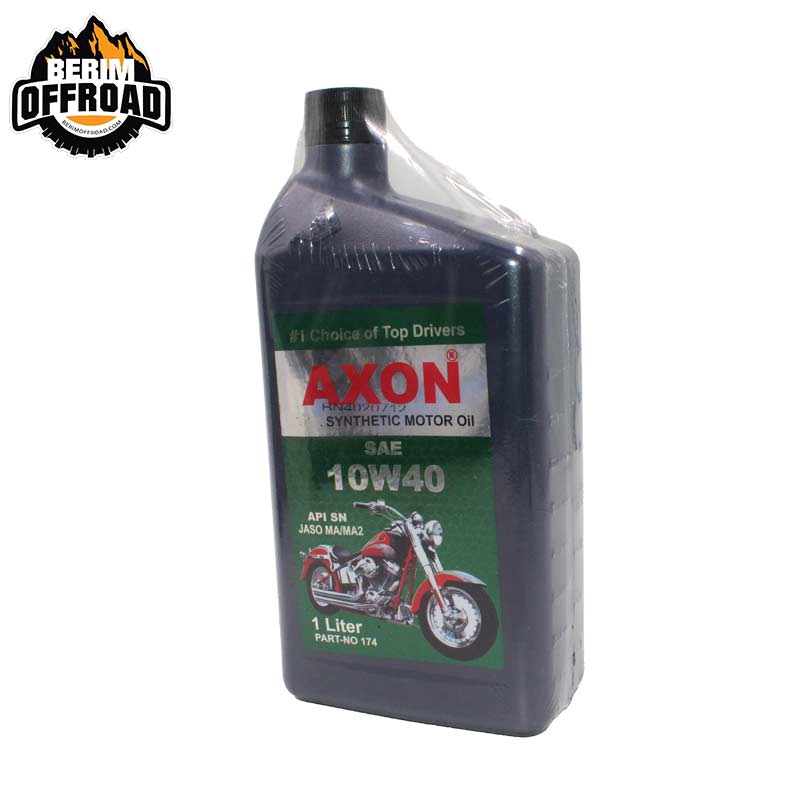 روغن موتور چهار زمانه 10W-40 برند AXON یک لیتری