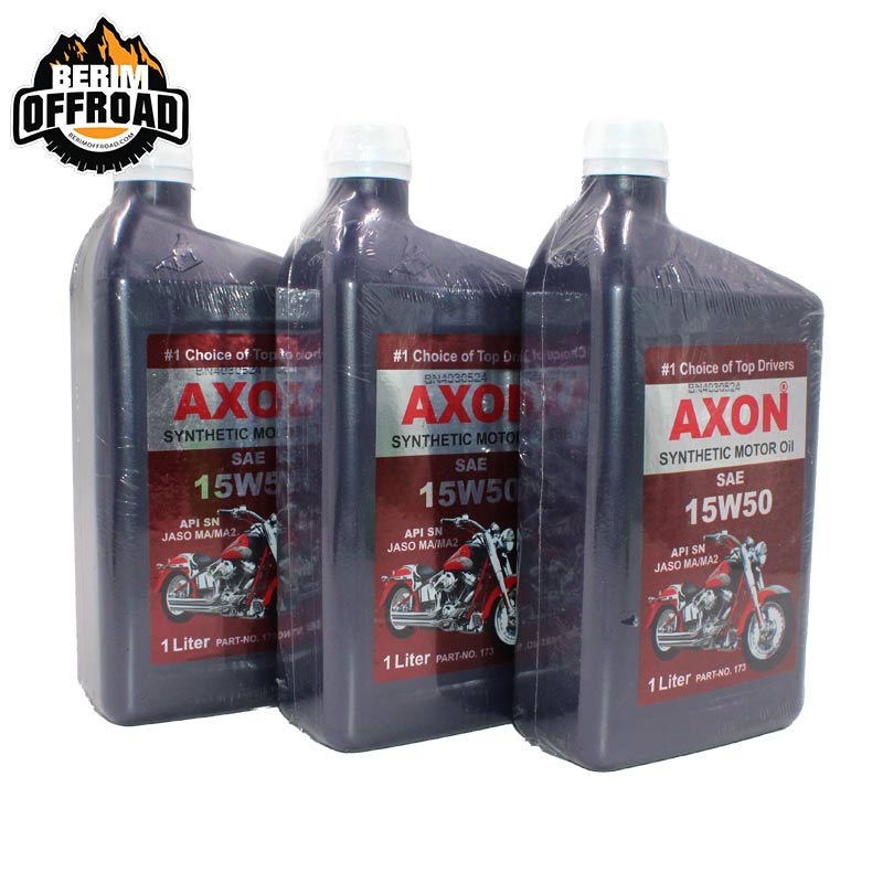 خرید روغن موتور سیکلت 15W50 برند AXON – پرداخت درب منزل