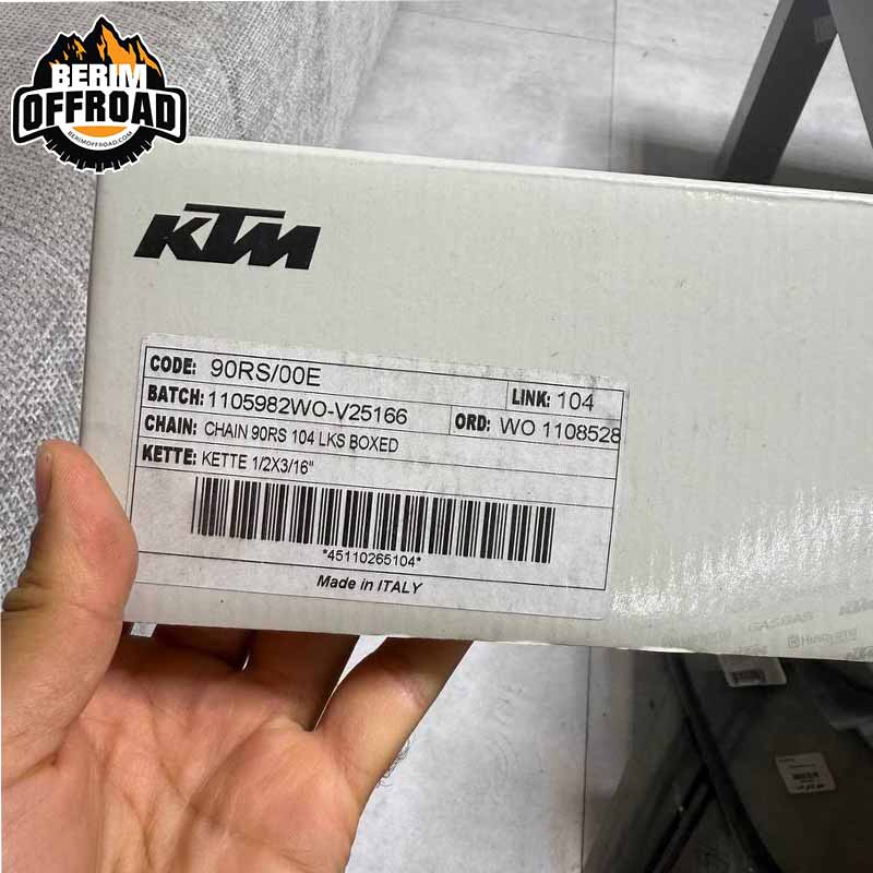 خرید زنجیر چرخ موتور اندروEXCF 250 برند KTM اصلی – پرداخت درب منزل