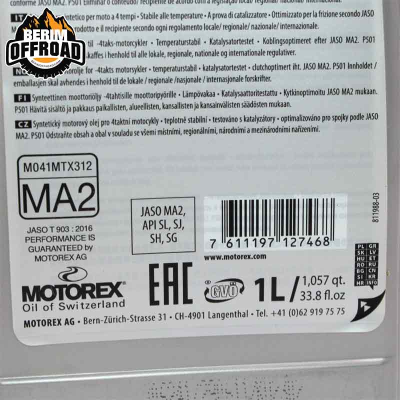 خرید روغن موتور چهار زمانه MOTOREX 10W-40