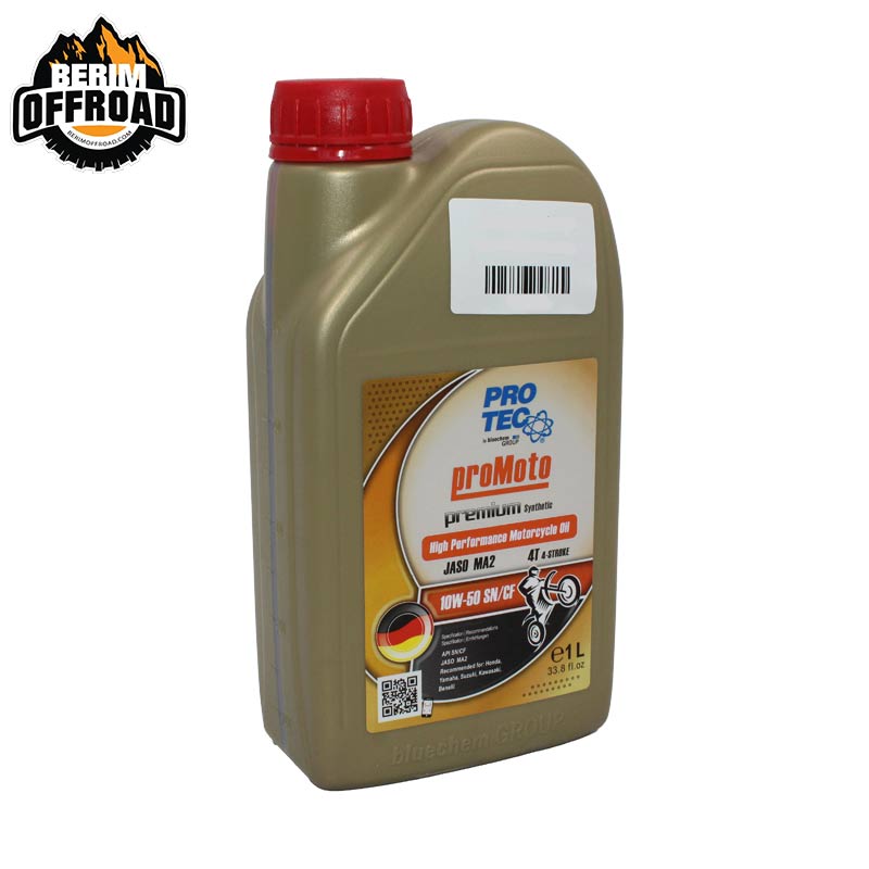 روغن موتور چهار زمانه 10W-50برند PROTEC یک لیتری